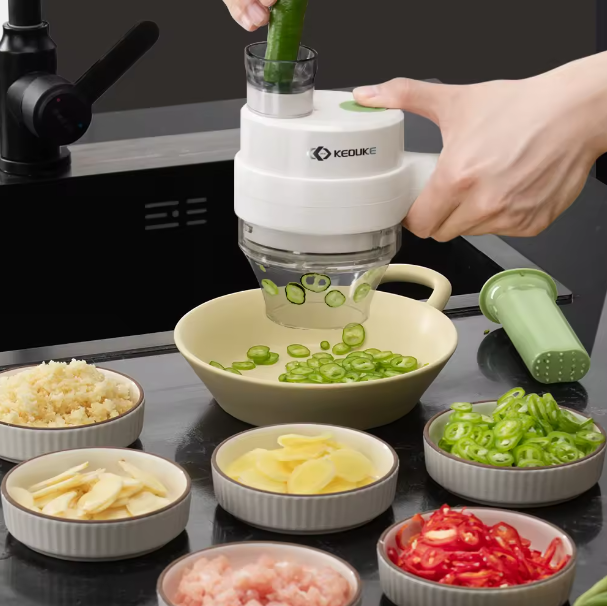 Hachoir 4 en 1 Multifonction – L’outil indispensable pour votre cuisine !